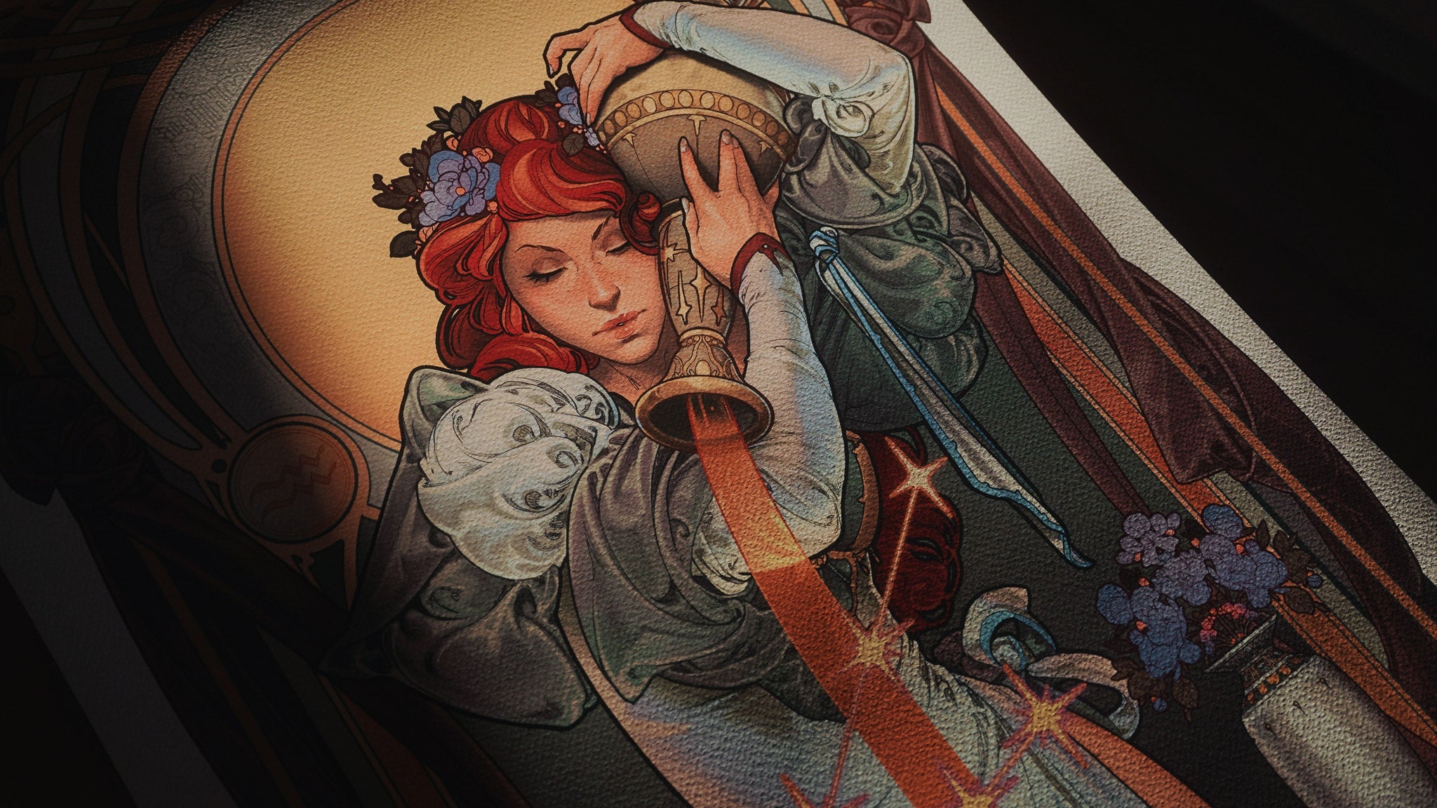 Art Nouveau ZODIAC Muses