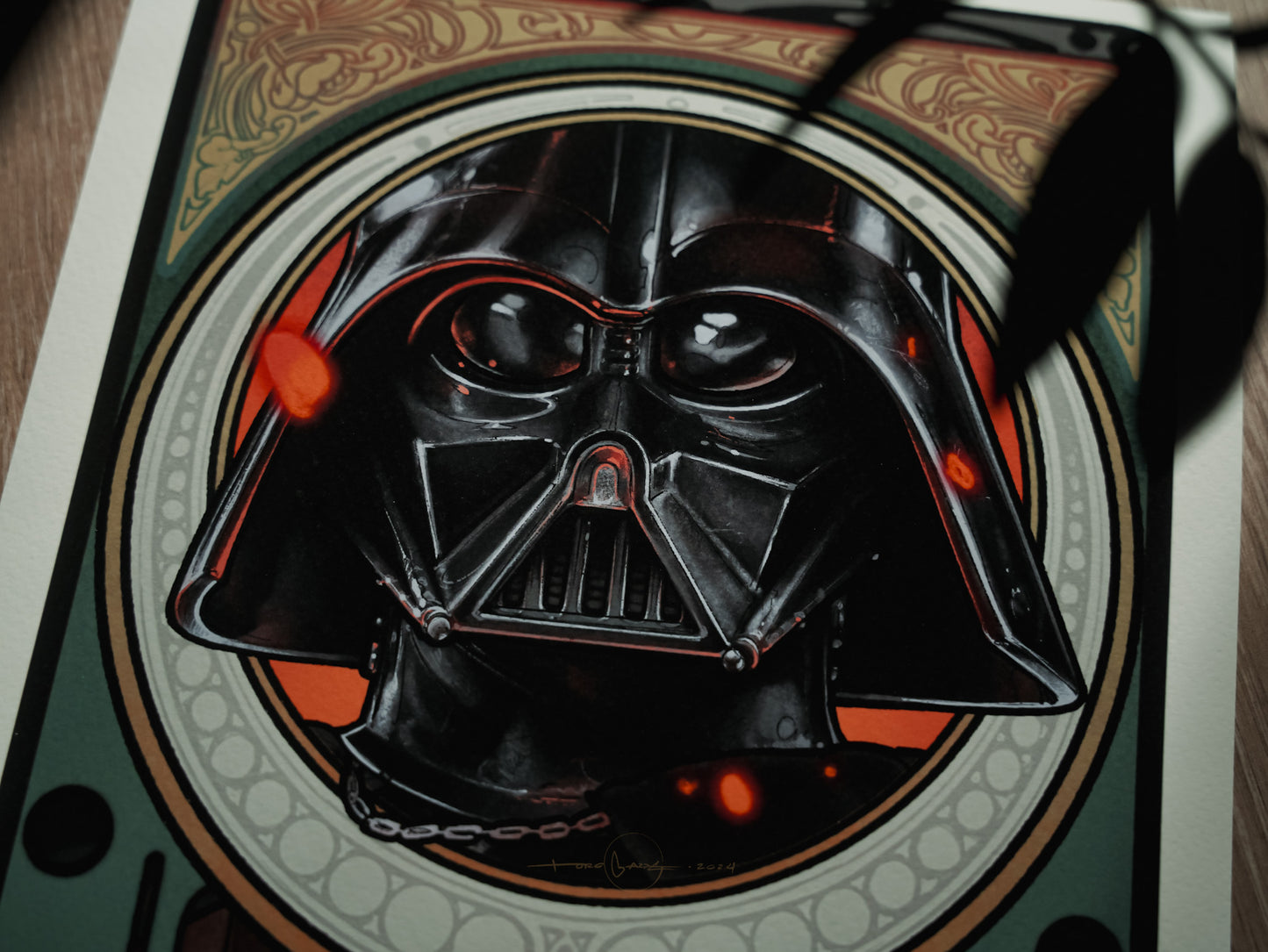 REGRET · Darth Vader Fine Art Print